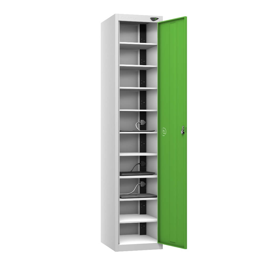 10 Compartment Laptop Charging Locker with 1 Door Access