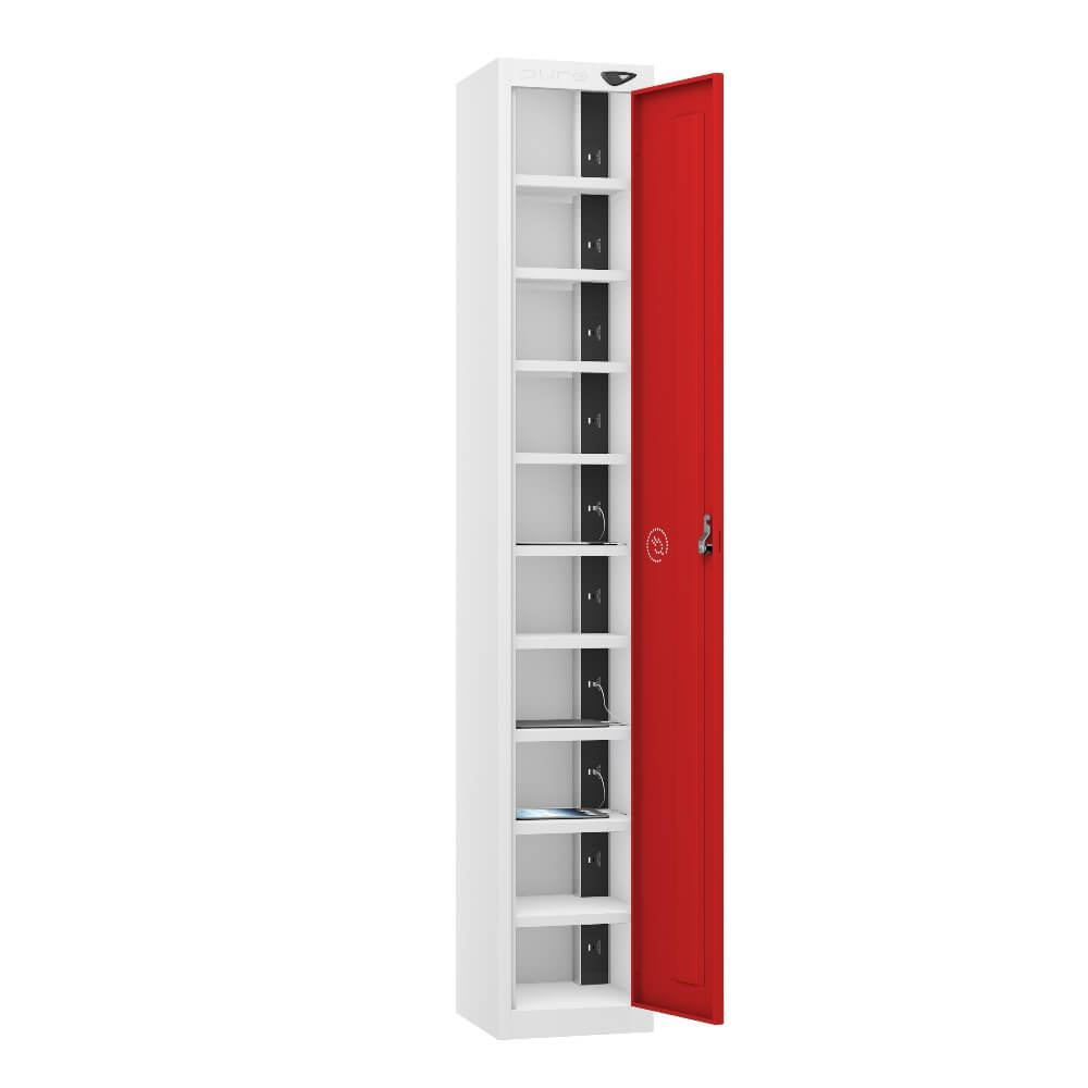 10 Compartment Tablet Charging Locker with 1 Door Access