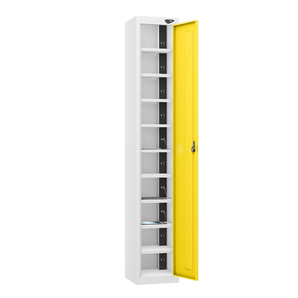 10 Compartment Tablet Charging Locker with 1 Door Access