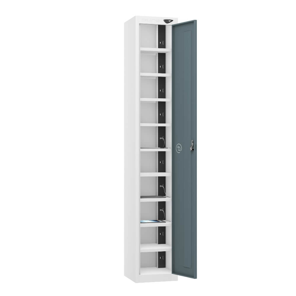 10 Compartment Tablet Charging Locker with 1 Door Access