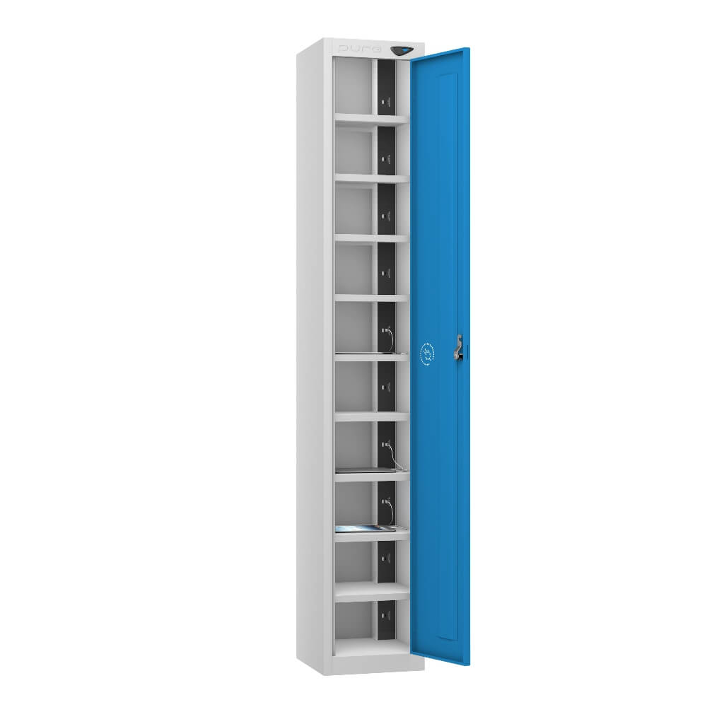 10 Compartment Tablet Charging Locker with 1 Door Access