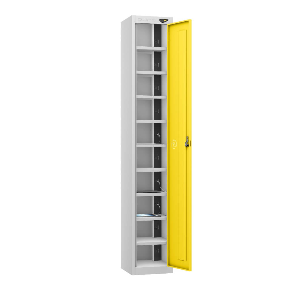 10 Compartment Tablet Charging Locker with 1 Door Access
