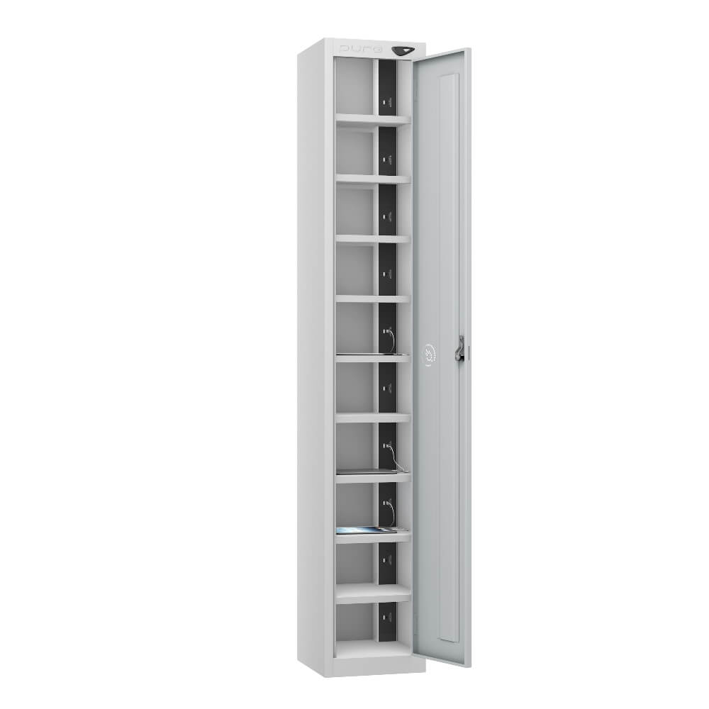 10 Compartment Tablet Charging Locker with 1 Door Access