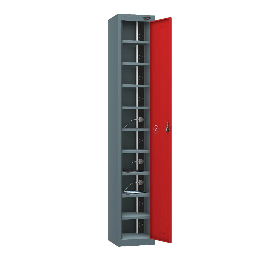 10 Compartment Tablet Charging Locker with 1 Door Access
