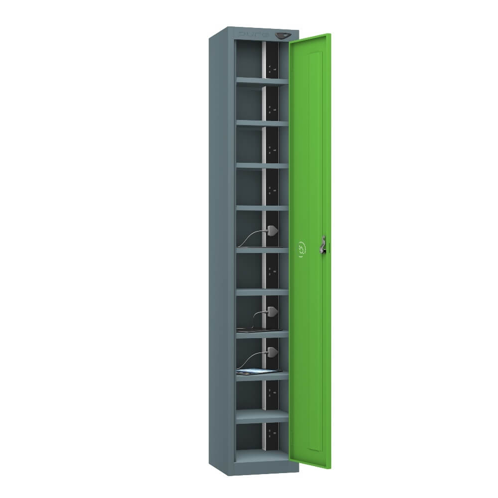 10 Compartment Tablet Charging Locker with 1 Door Access