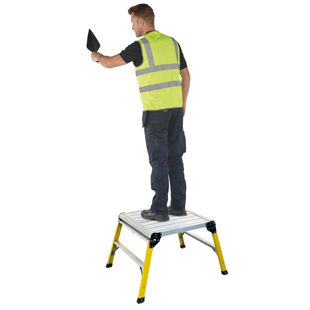 Fibreglass Hop-Up Work Platform Double Width