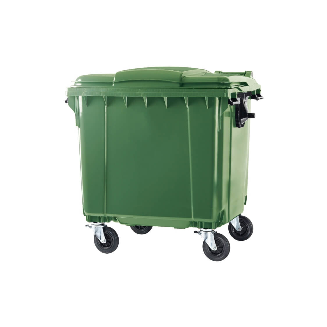 1100L Wheelie Bin with Flat Top