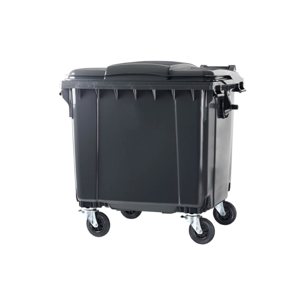 1100L Wheelie Bin with Flat Top