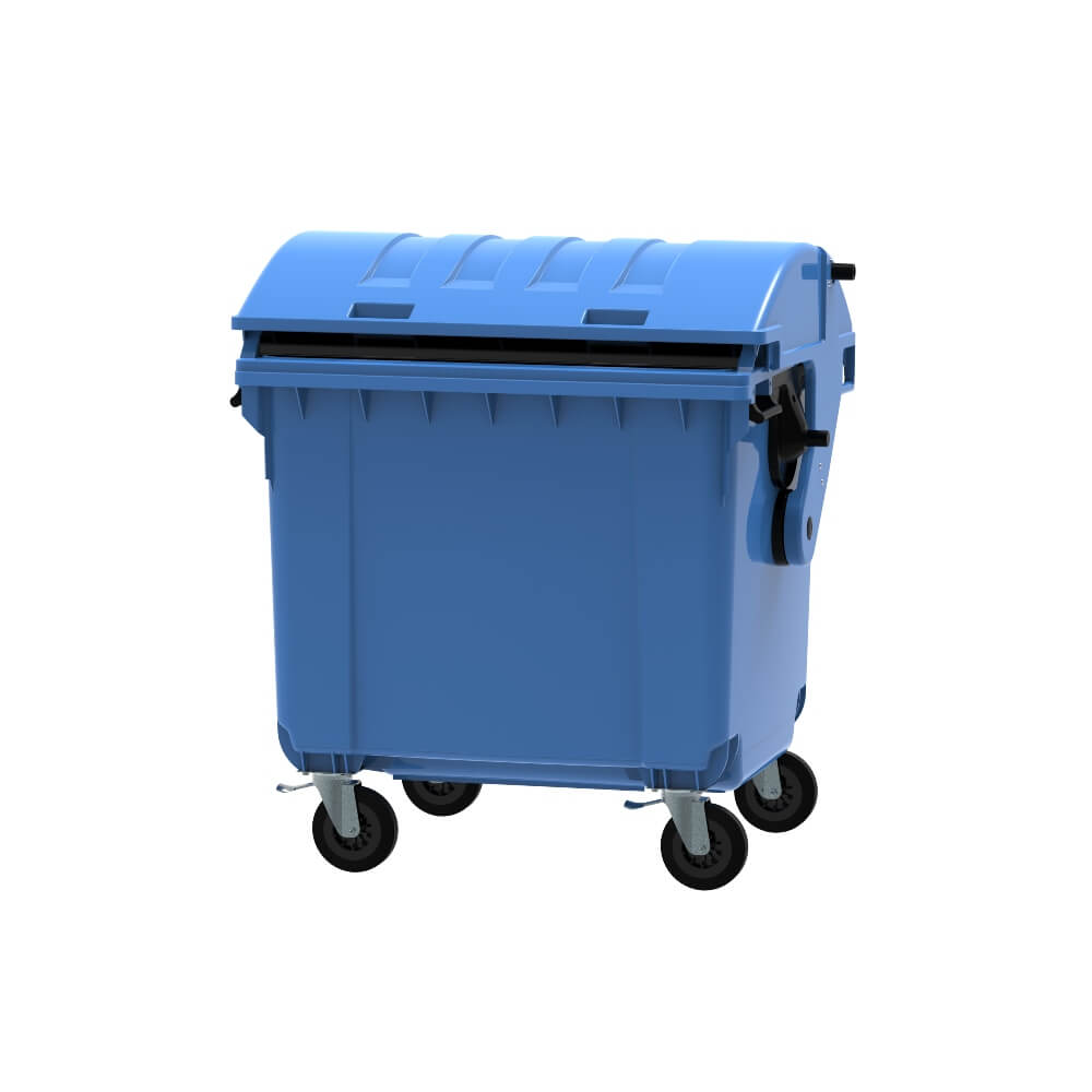 1100L Wheelie Bin with Roll Top