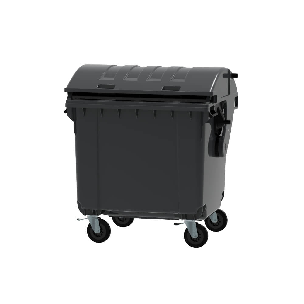 1100L Wheelie Bin with Roll Top