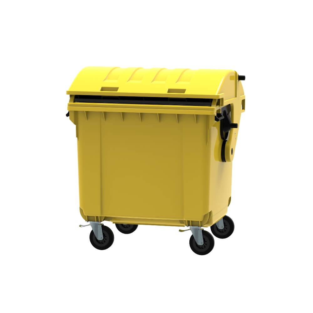 1100L Wheelie Bin with Roll Top