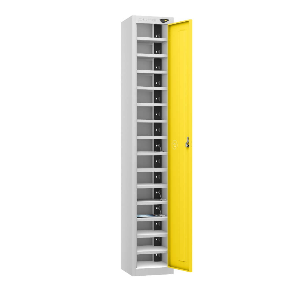 15 Compartment Tablet Charging Locker with 1 Door Access