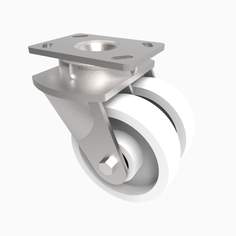 Nylon Plate Swivel Castor 150mm 1500kg Load