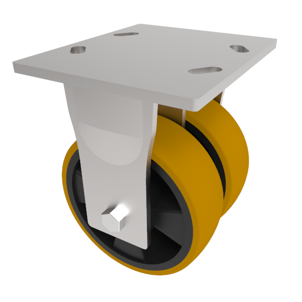 Polyurethane Nylon Plate Fixed Castor150mm 1500kg Load