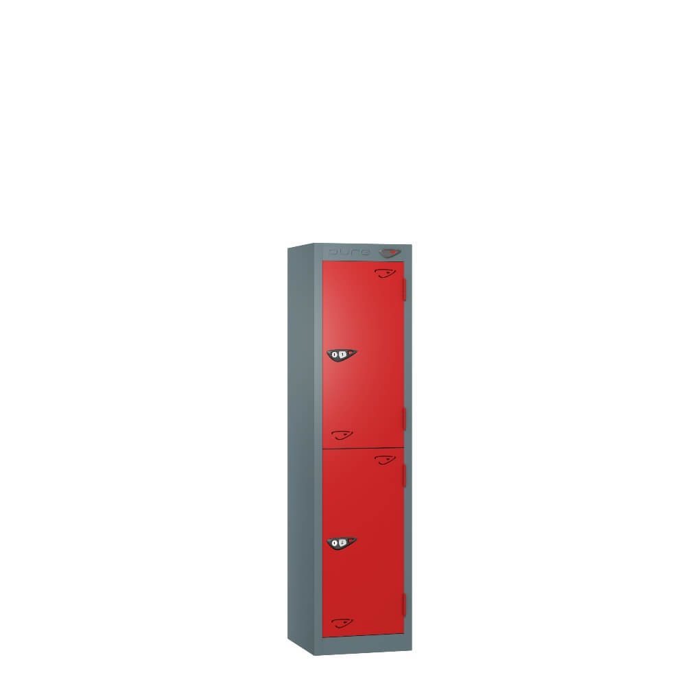 2 Compartment Low Locker