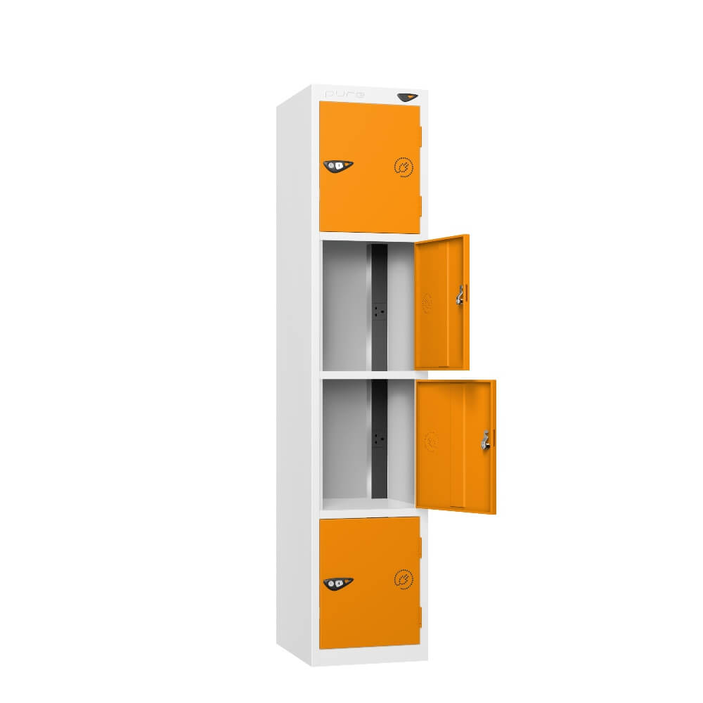 4 Compartment Tool Charging Locker
