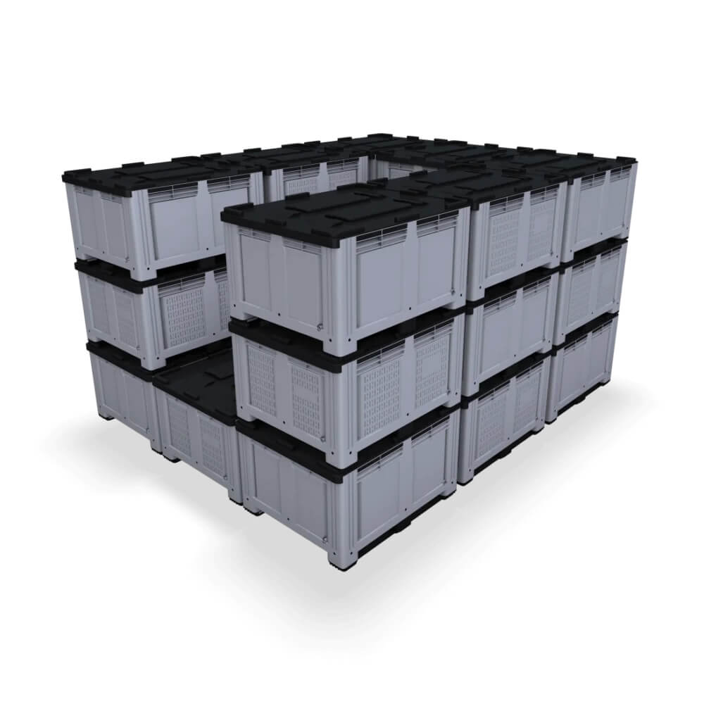 660 Litre Pallet Box with Vented Sides