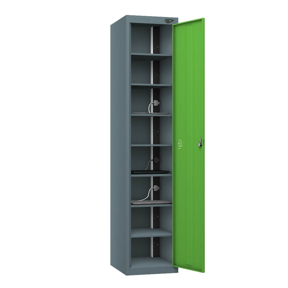 8 Compartment Laptop Charging Locker with 1 Door Access