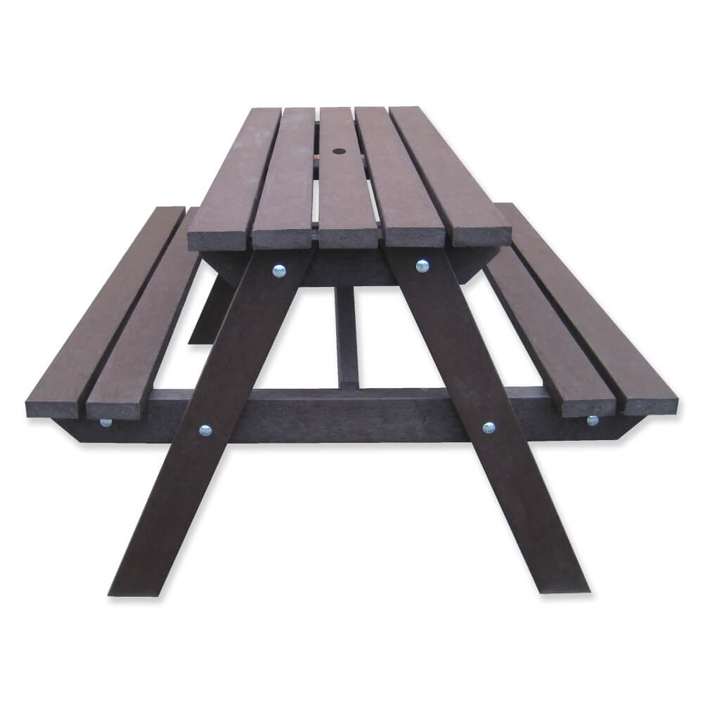 100% Recycled Plastic A-Frame Picnic Bench