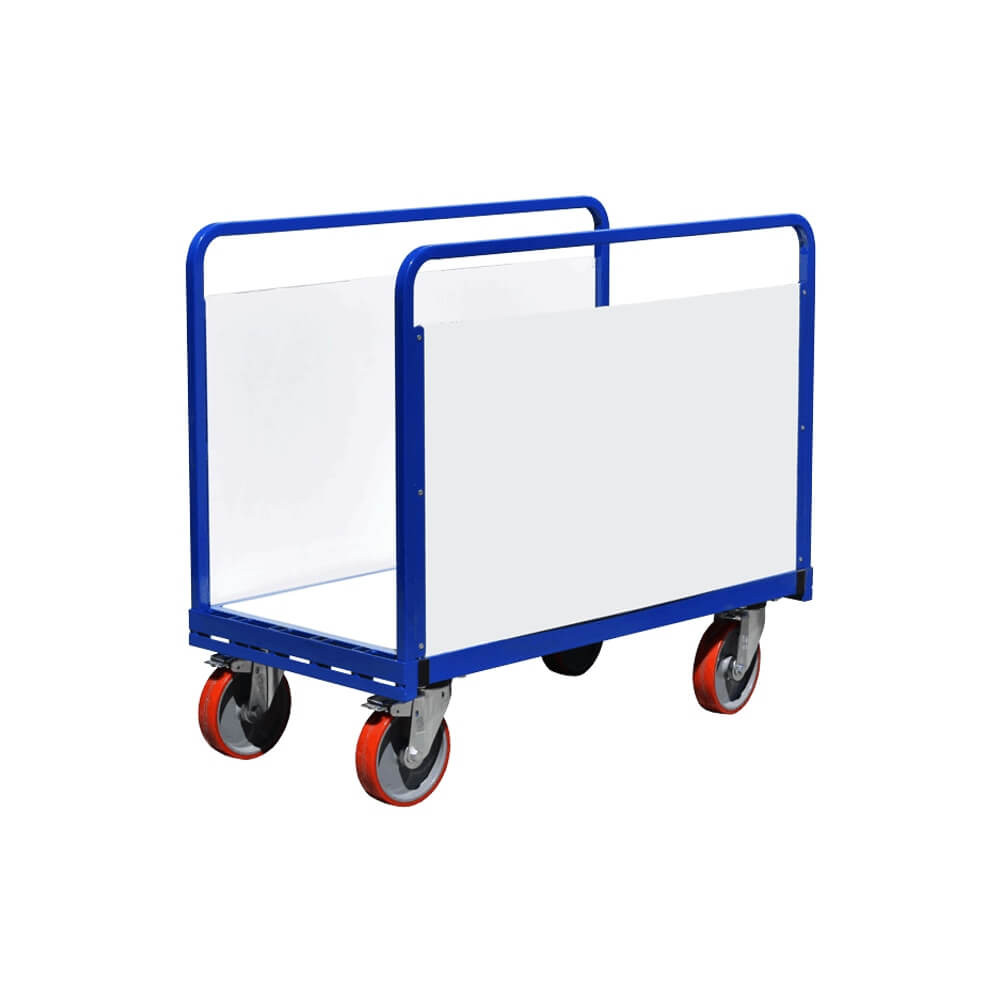Adjustable Double Sided Trolley With Plastic Sides