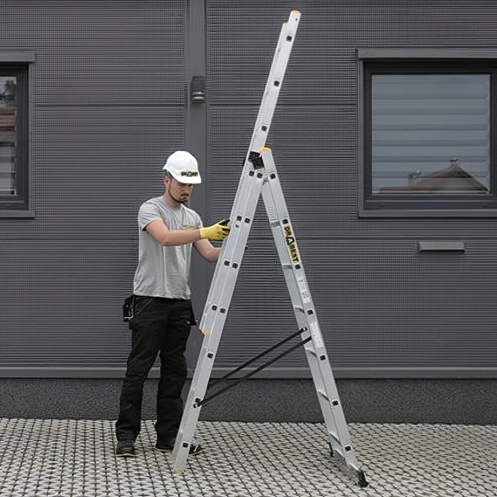 Aluminium Pro Triple Section Combination Ladder