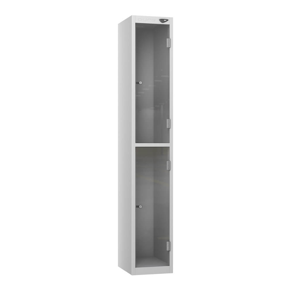 Anti-Theft Full Vision Door Locker - 2 Compartments