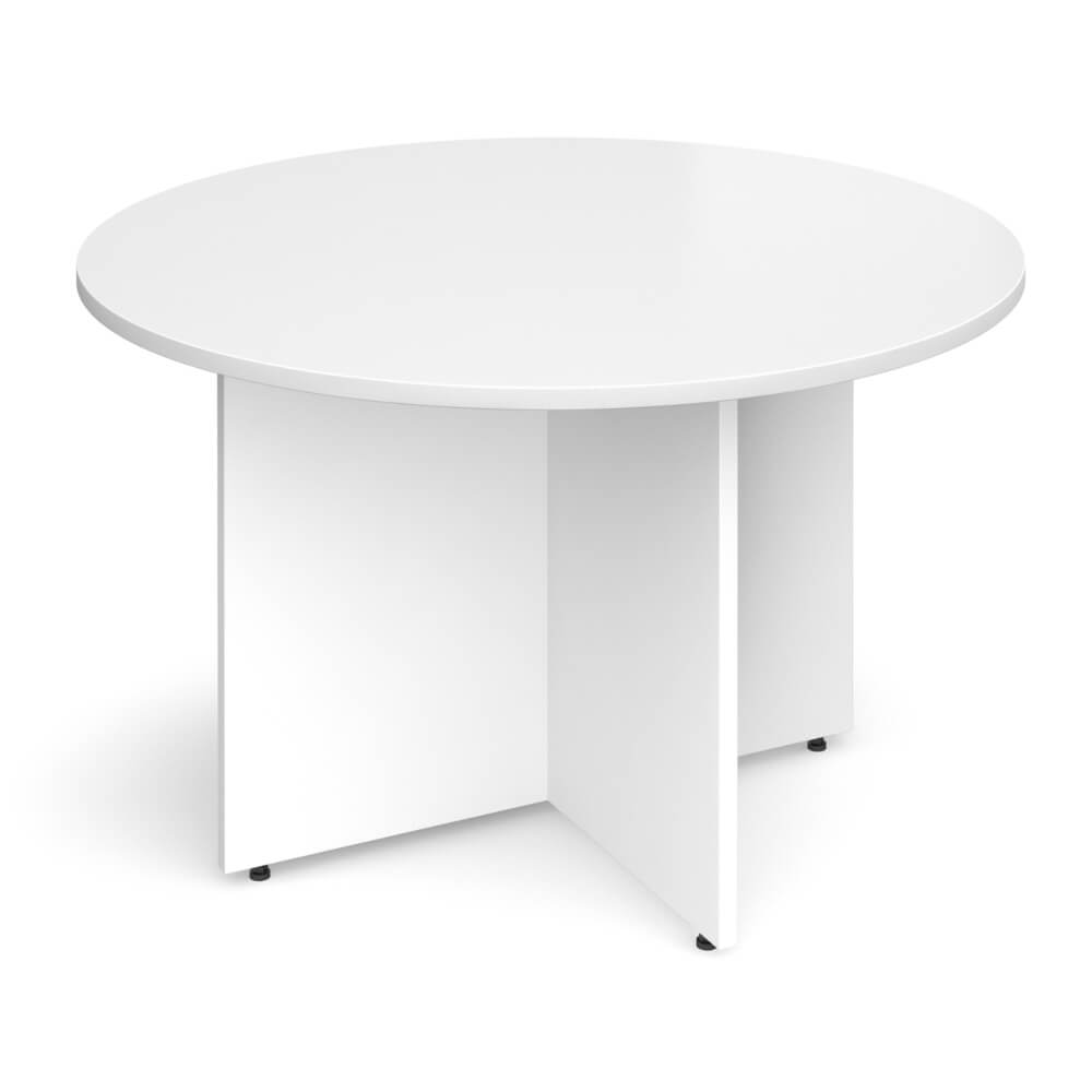 Arrowhead Leg Circular Meeting Table for 4 People