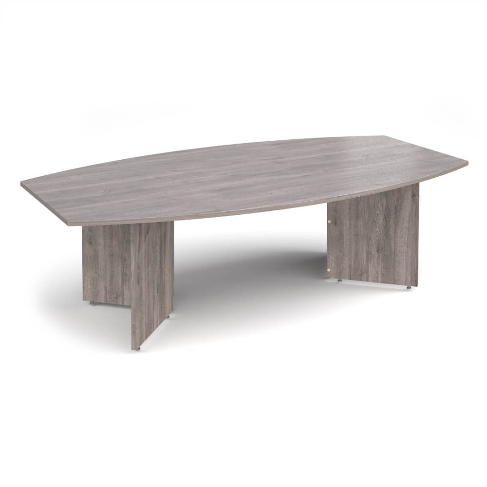 Arrowhead Leg Radial Boardroom Table 8 People