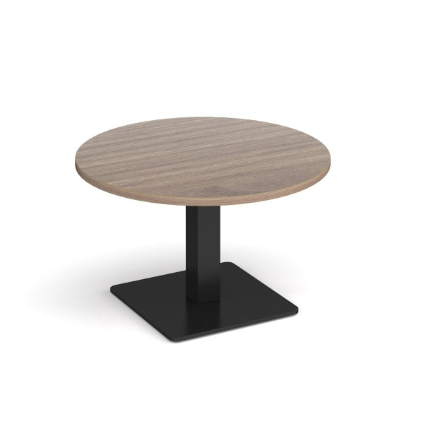 Brescia Circular Coffee Table with Black Base