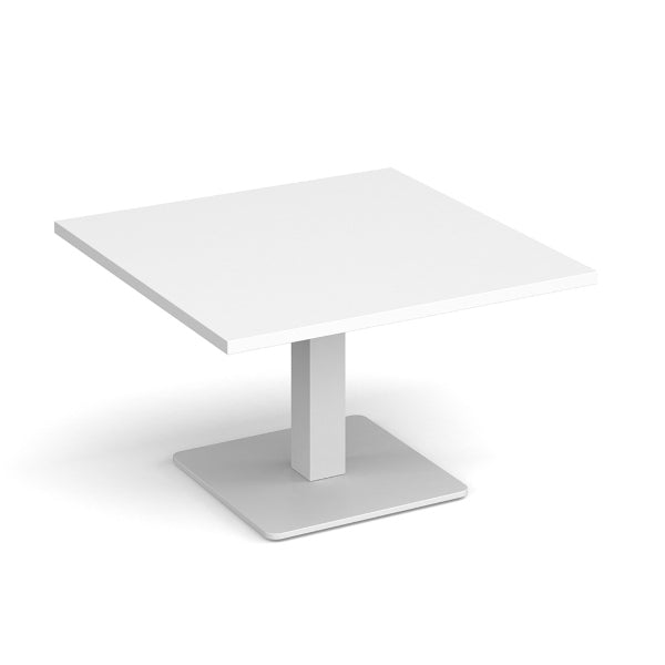 Brescia Square Coffee Table with White Base