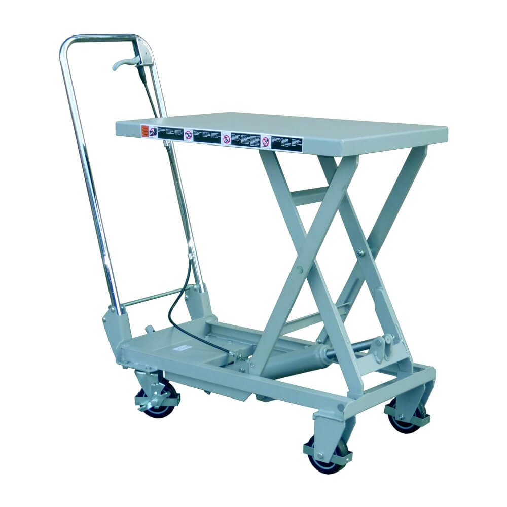 Aluminium Mobile Scissor Lift Table 100kg