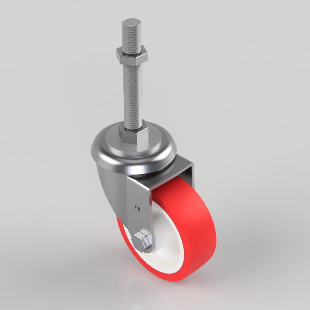 Polyurethane Swivel Castor 100mm 250kg Load