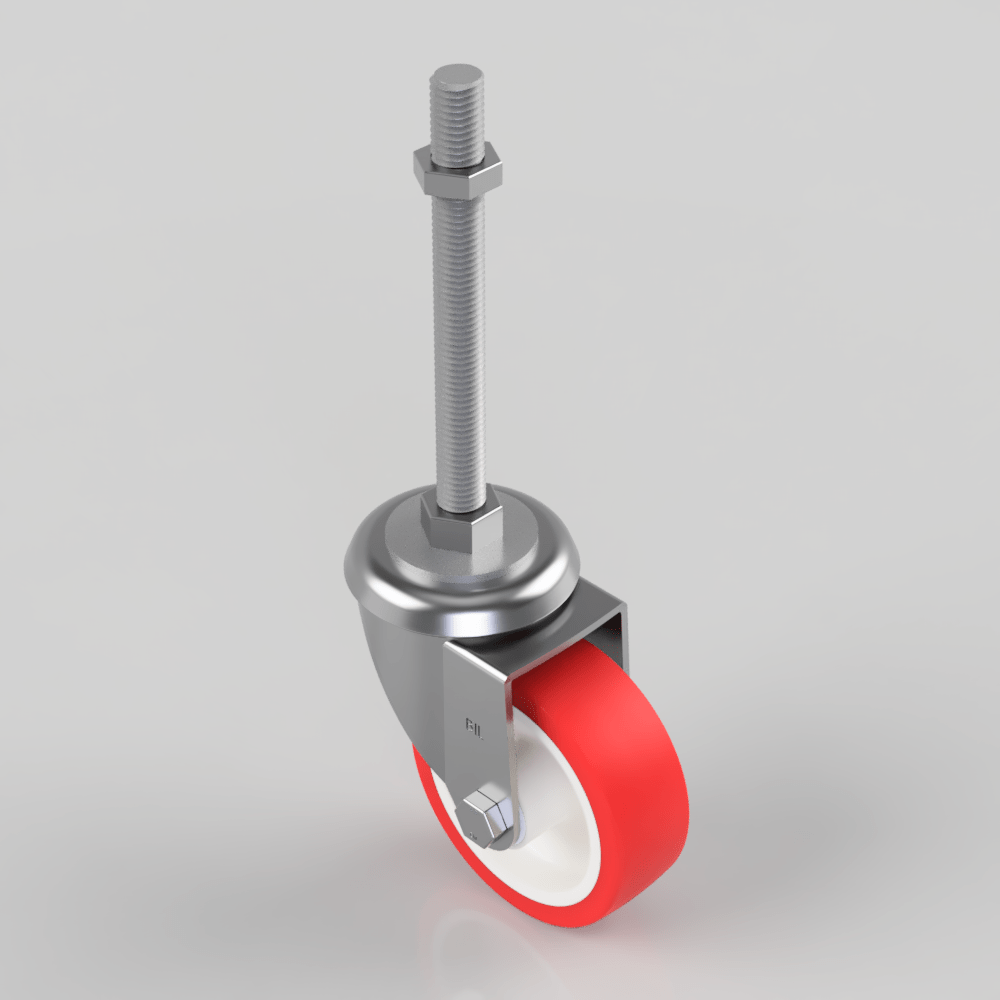Polyurethane Swivel Castor 100mm 250kg Load