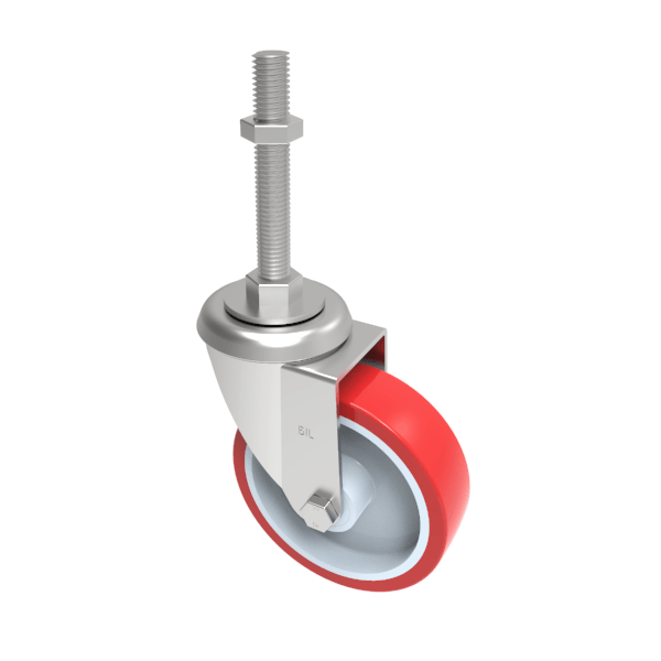 Polyurethane Swivel Castor 125mm 300kg Load