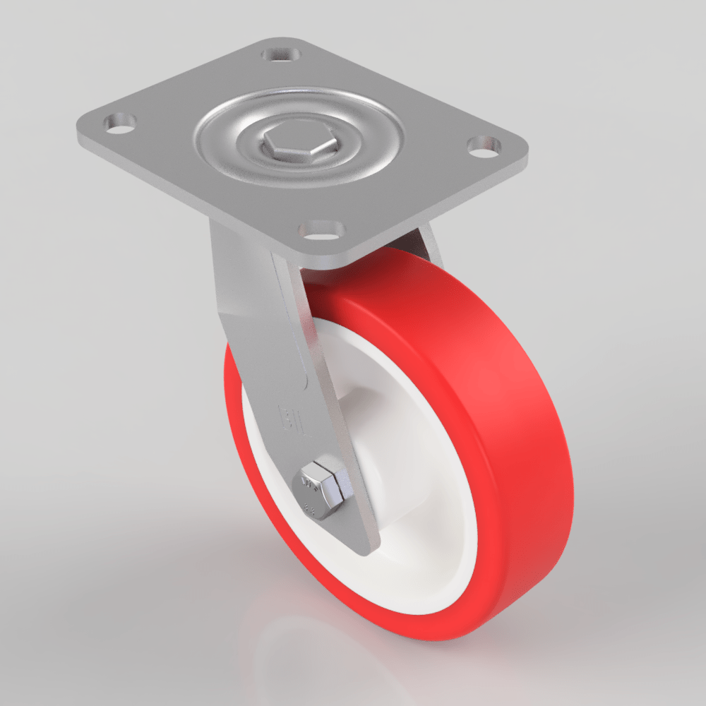 Polyurethane Swivel Plate 150mm 350kg