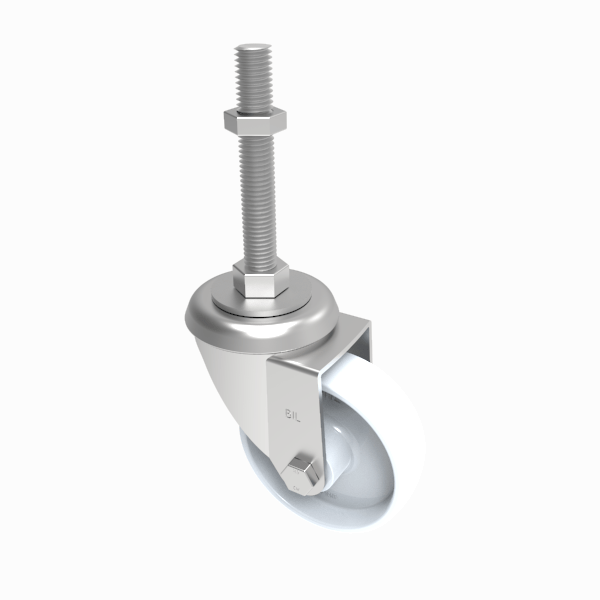 Nylon Swivel Stem Castor 80mm 250kg Load