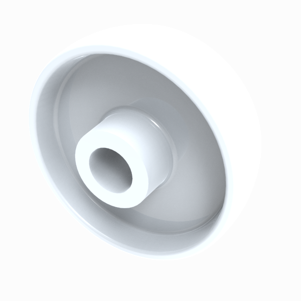 Nylon 100mm Plain Bearing Wheel 270kg Load
