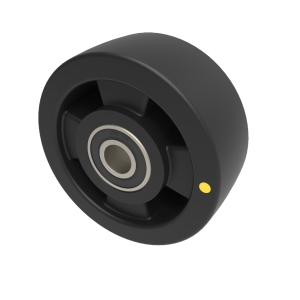 Electrically Conductive Nylon 100mm Ball Bearing Wheel 200kg Load