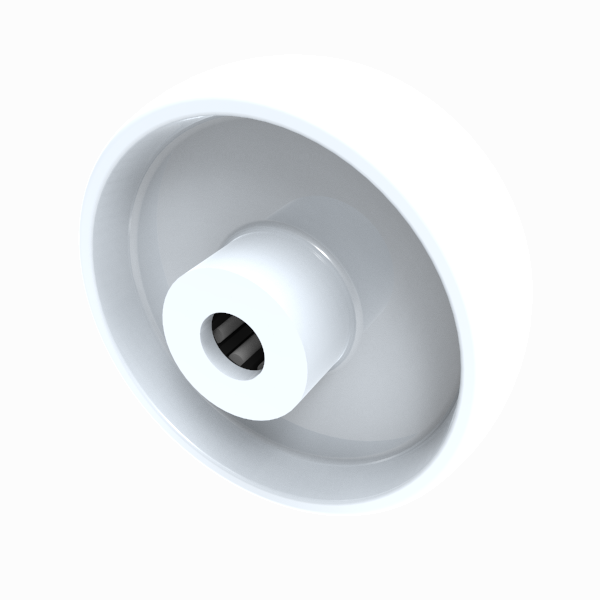 Nylon 100mm Roller Bearing Wheel 270kg Load