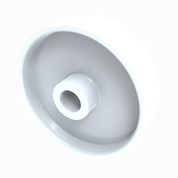 Nylon 125mm Plain Bearing Wheel 300kg Load