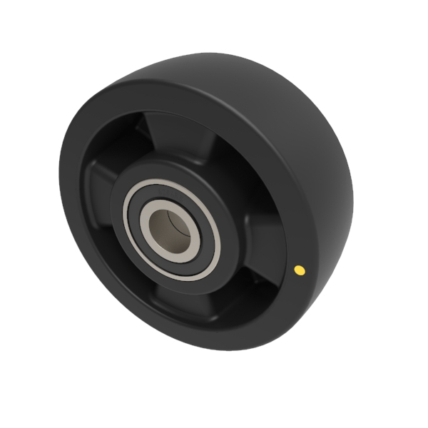 Electrically Conductive Nylon 100mm Ball Bearing Wheel 260kg Load