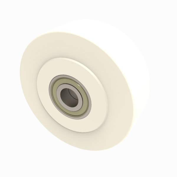 Nylon 125mm Ball Bearing Wheel 1400kg Load