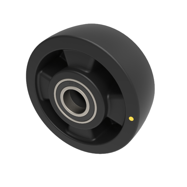 Electrically Conductive Nylon 125mm Ball Bearing Wheel 260kg Load