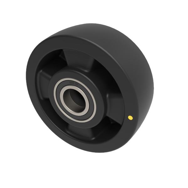 Electrically Conductive Nylon 125mm Ball Bearing Wheel 260kg Load