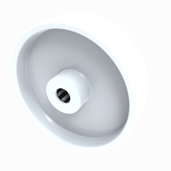 Nylon 125mm Roller Bearing Wheel 300kg Load