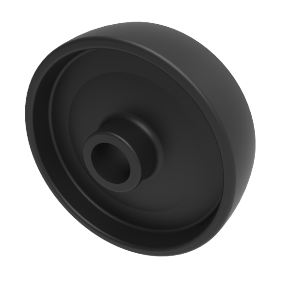 Polypropylene 125mm Roller Bearing Wheel 140kg Load