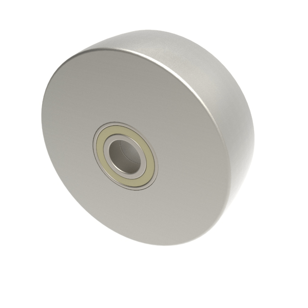 Solid Machined Steel 150mm Ball Bearing Wheel 1200kg Load