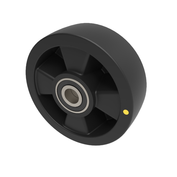 Electrically Conductive Nylon 150mm Ball Bearing Wheel 325kg Load