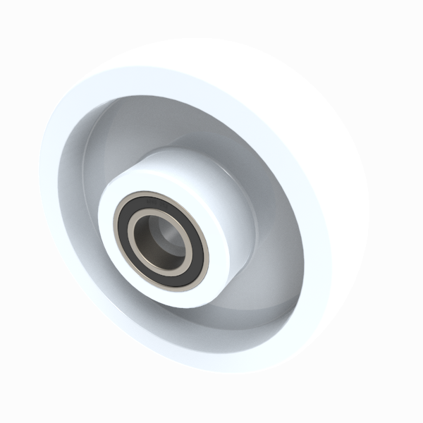 Nylon 150mm Ball Bearing Wheel 750kg Load