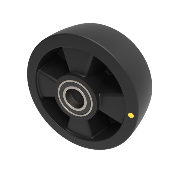 Electrically Conductive Nylon 150mm Ball Bearing Wheel 325kg Load
